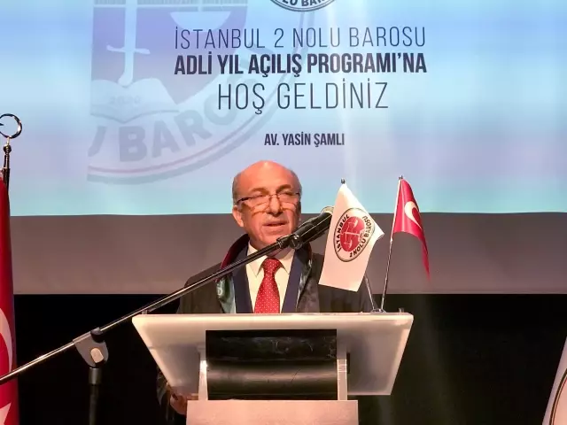 'İstanbul 2 Nolu Barosu Adli Yıl Açılış Programı', Üsküdar'da yapıldı