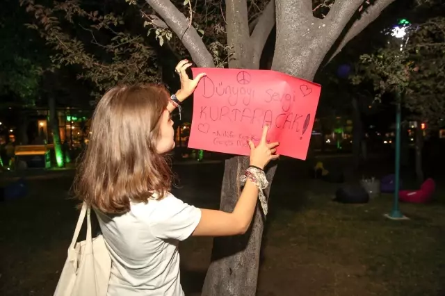 Nilüferli gençlerden barış çağrıları