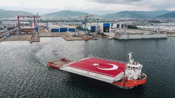 1915 ÇANAKKALE KÖPRÜSÜ'NE SON TABLİYE BLOĞU SEVKİYATI YAPILDI