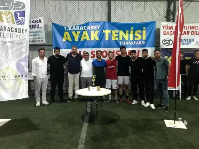 Ayak Tenisi Turnuvası sona erdi