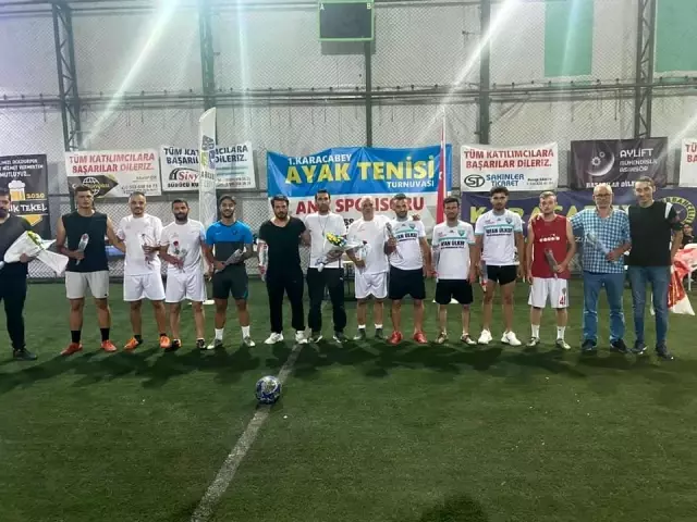 Ayak Tenisi Turnuvası sona erdi
