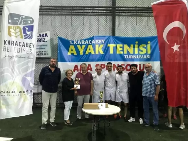 Ayak Tenisi Turnuvası sona erdi