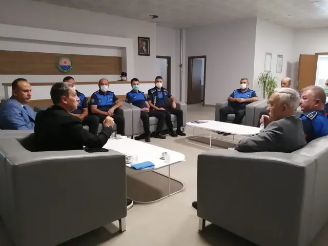 Gölbaşı Belediye Başkanı Şimşek'ten Zabıta Müdürlüğü'ne ziyaret
