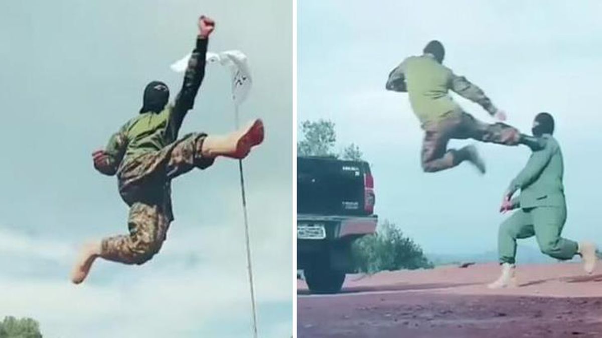 İntihar yelekleri, bomba yüklü araçlar, ağır silahlar! Taliban'ın gövde gösterisi devlet televizyonunda yayınlandı