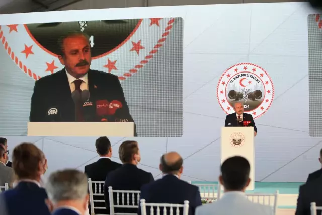 KIRKLARELİ - TBMM Başkanı Şentop, Kırklareli OSB'deki altyapı ve üstyapı tesislerinin açılışında konuştu (2)