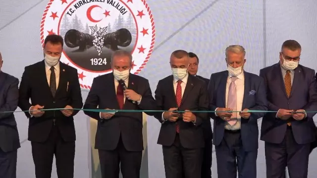 KIRKLARELİ - TBMM Başkanı Şentop, Kırklareli OSB'deki altyapı ve üstyapı tesislerinin açılışında konuştu (2)