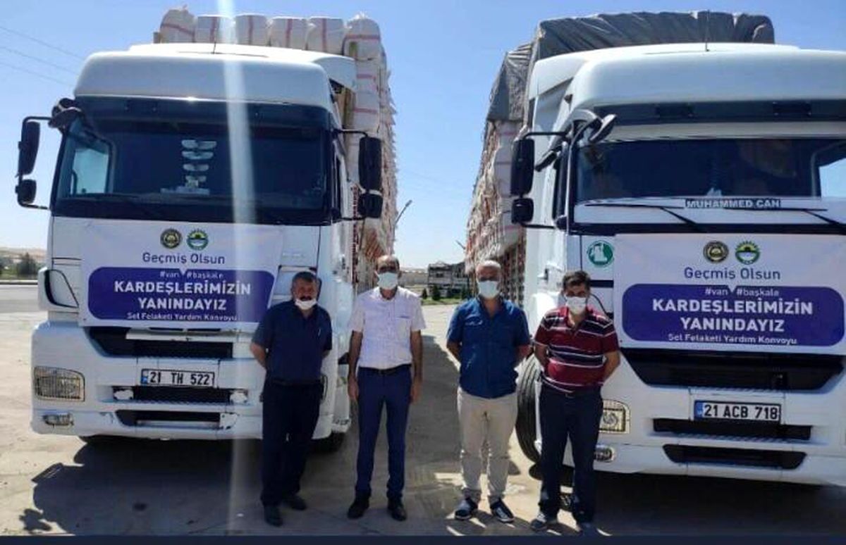 Son dakika haber... VANTB'nin girişimleriyle sel mağdurlarına yardım eli