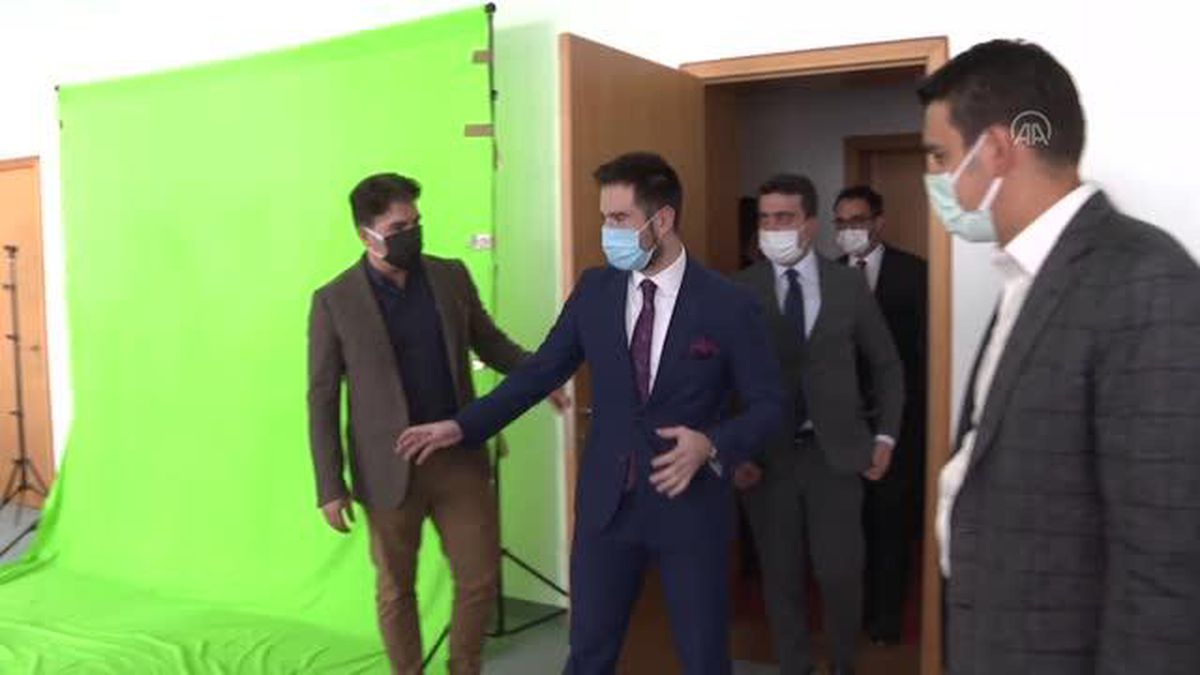 YTB Başkanı Eren, TRT Deutsch ofisini ziyaret etti