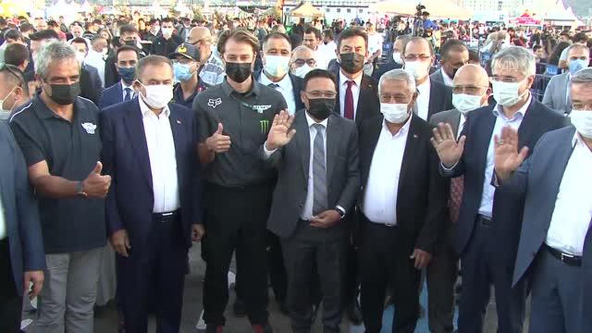 AFYONKARAHİSAR - Dünya Motokros Şampiyonası'nın açılış seremonisi yapıldı