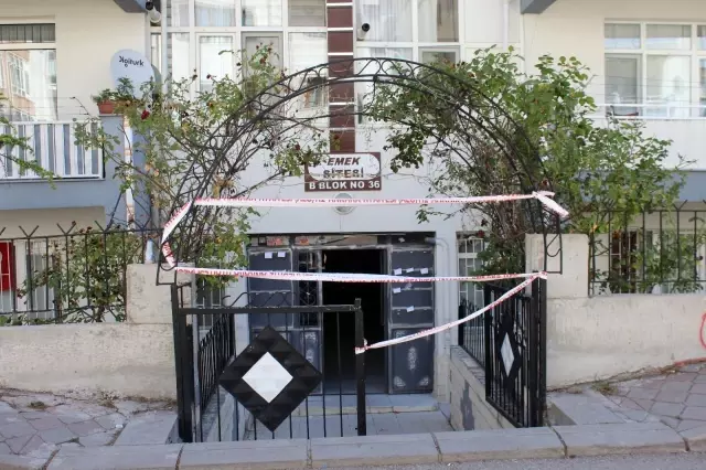 Başkentte taşıyıcı kolonlarında çatlak oluşan bina tamamen boşaltıldı