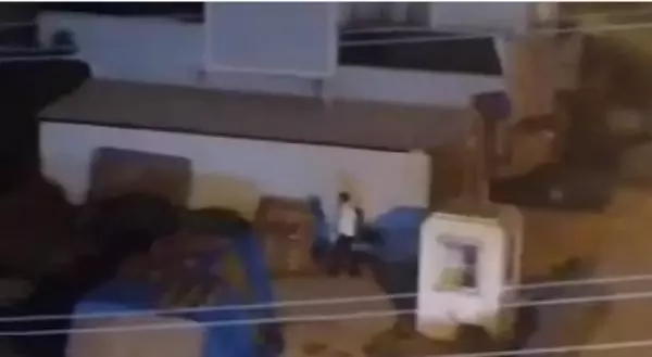Kurşunlardan kaçarak kurtuldu; o anlar kamerada