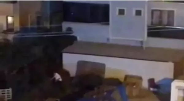 Kurşunlardan kaçarak kurtuldu; o anlar kamerada