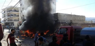 Afrin'de park halindeki araç patlatıldı: 3 ölü, 6 yaralı
