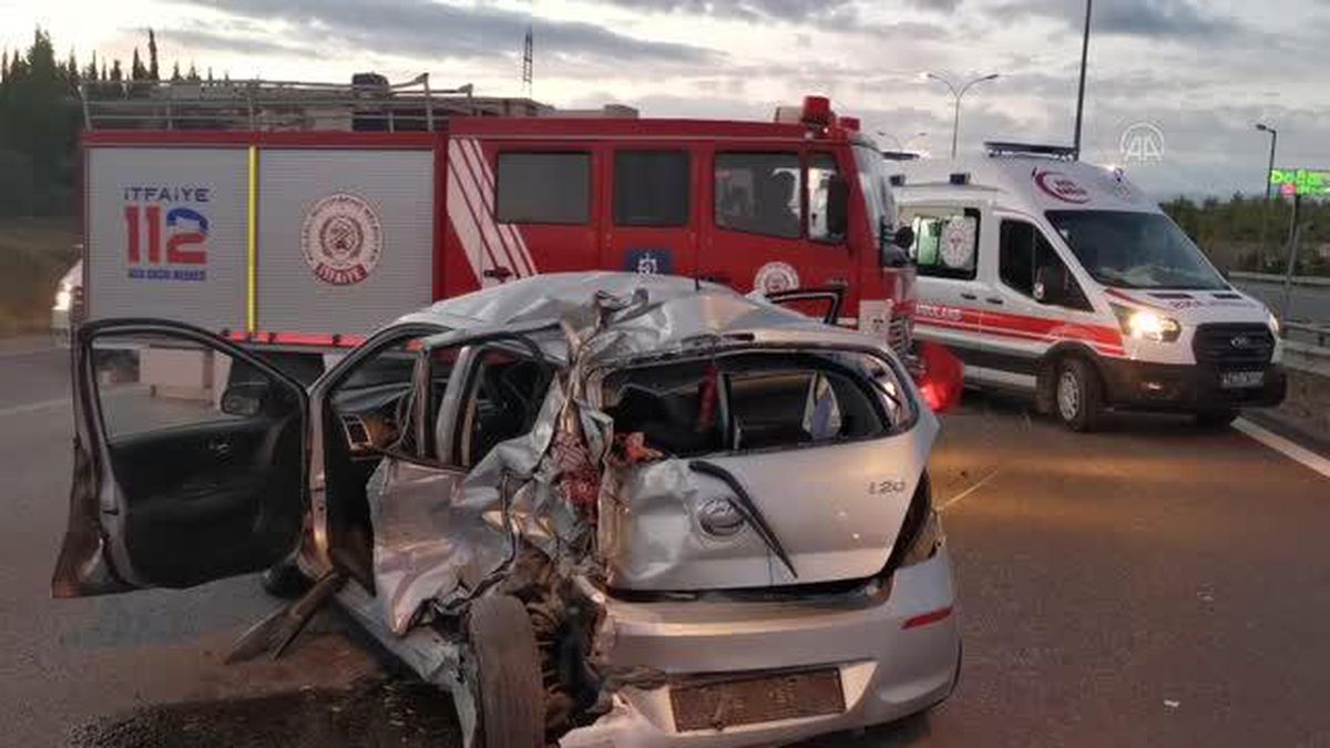 Son dakika haberleri... Anadolu Otoyolu'nda zincirleme trafik kazası: 1 ölü, 2 yaralı