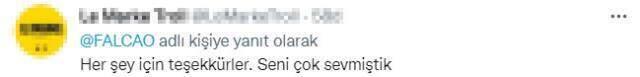 Galatasaray'la yolları ayıran Falcao'dan taraftarı duygulandıran veda: Sevginizi ve yardımınızı hep hissettim Galatasaray'la yolları ayıran Falcao'dan taraftarı duygulandıran veda: Sevginizi ve yardımınızı hep hissettim