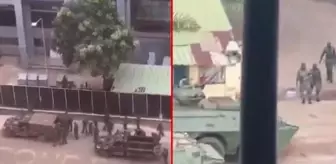 Cumhurbaşkanlığı Sarayı: Gine'de askerler sokağa indi, şehir merkezine girişler kapatıldı Cumhurbaşkanlığı Sarayı: Gine'de askerler sokağa indi, şehir merkezine girişler kapatıldı