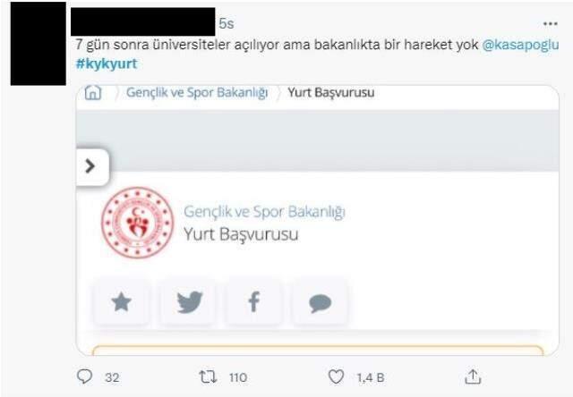 Binlerce öğrenci mağdur! Üniversiteler 13 Eylül'de başlıyor lakin KYK yurt müracaatları açılmadı