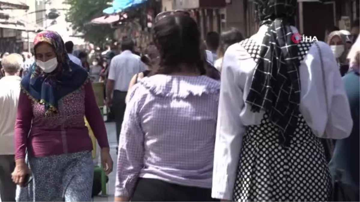 Gaziantep'te korkutan kalabalık