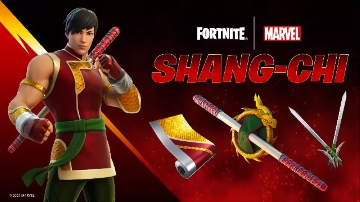 Fortnite, en son gelen karakter Shang-Chi'ye yeni kozmetik ürünler ekledi