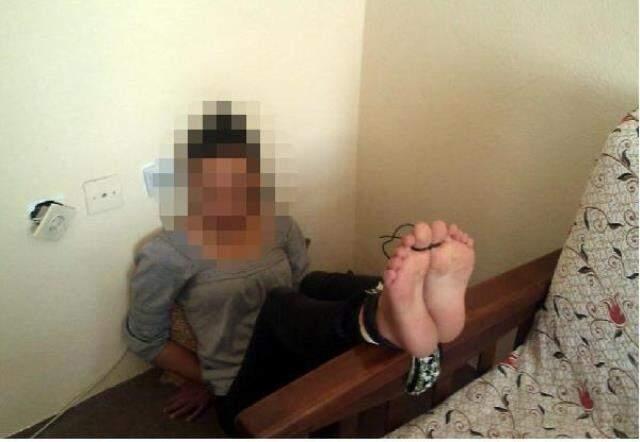 Kargo çalışanı, para karşılığı anlaştığı kadınları falakaya yatırdı! O anların görüntüleri de ortaya çıktı