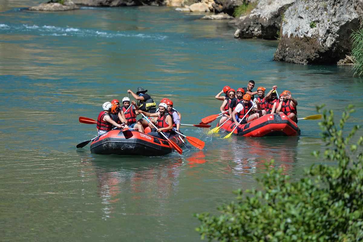 'Munzur Çayı' rafting tutkunları için çekim alanı oldu