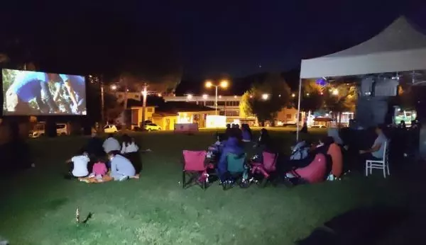 Safranbolu'da açık havada belgesel sinema keyfi