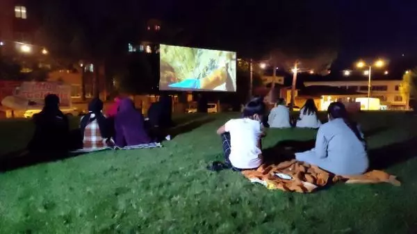 Safranbolu'da açık havada belgesel sinema keyfi