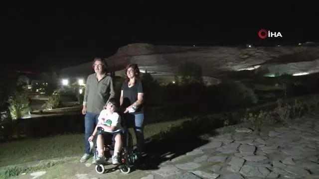 Beyaz cennet Pamukkale, DMD hastalarının farkına varamadı