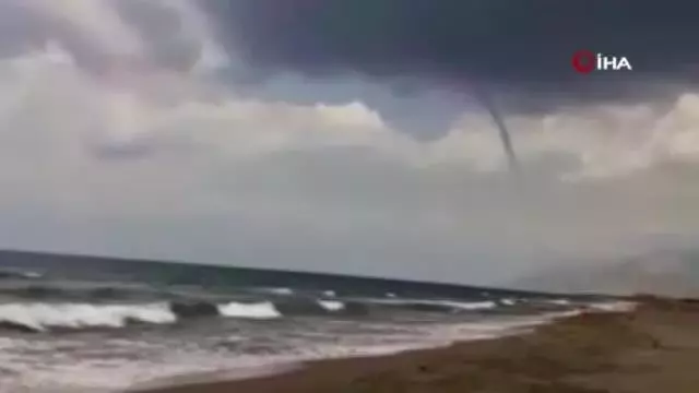 Hatay'da hortum korkuttu