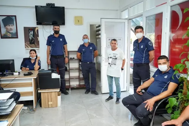 Mesut Ergin'den zabıtaya kutlama