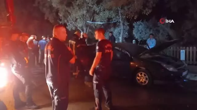 Park halinde araç yandı
