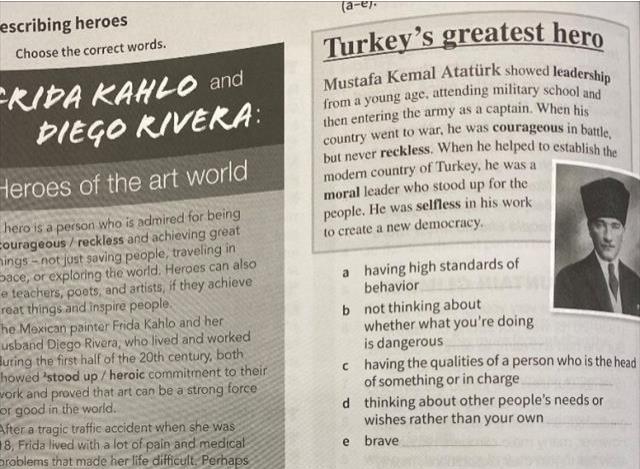 Rum Eğitim Bakanlığı, bir orta öğretim kitabındaki Atatürk sayfasının yırtılması için talimat verdi