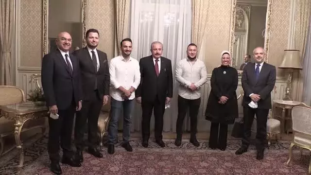 TBMM Başkanı Şentop, Viyana'da Türk toplumu temsilcilerini kabul etti