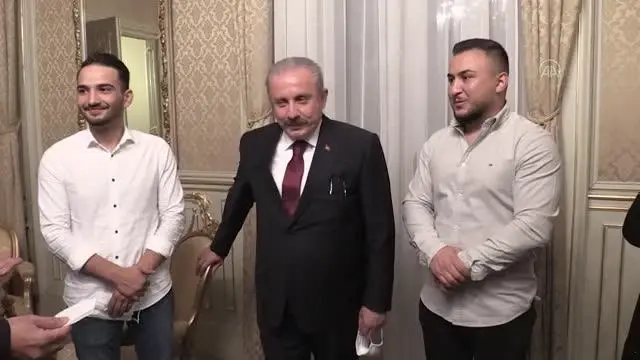 TBMM Başkanı Şentop, Viyana'da Türk toplumu temsilcilerini kabul etti