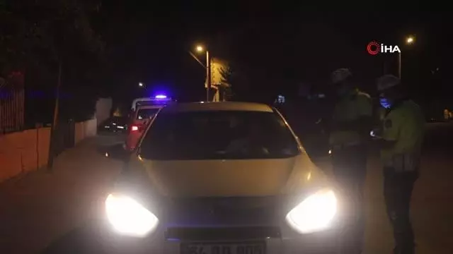 Uşak'ta trafik ekipleri alkol denetimi yaptı