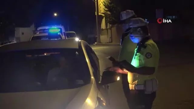 Uşak'ta trafik ekipleri alkol denetimi yaptı