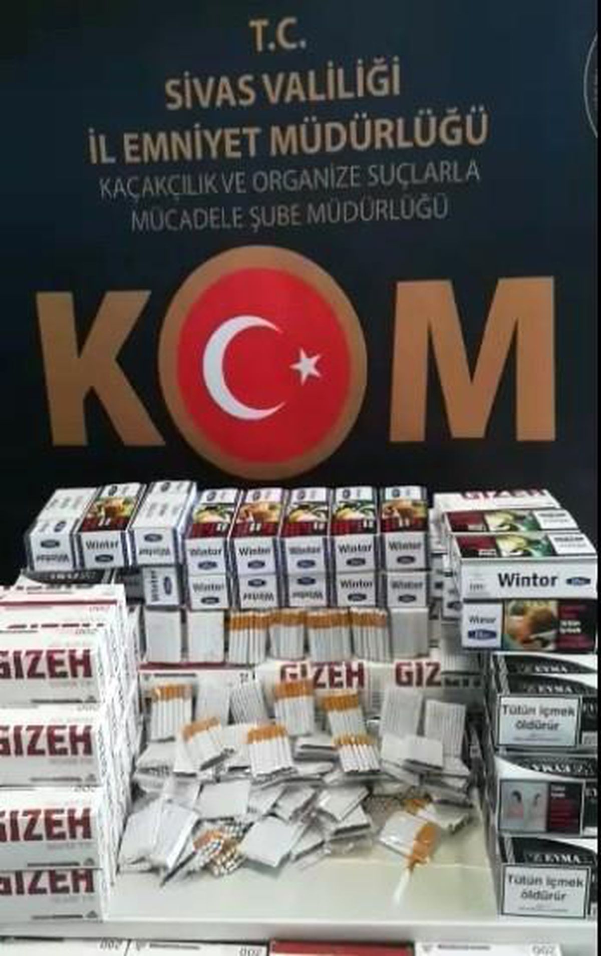 69 bin 400 makaron ele geçirildi