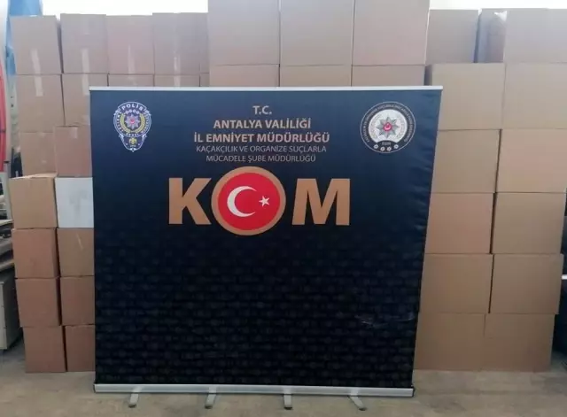 4 milyon 574 bin 700 makaron ele geçirildi