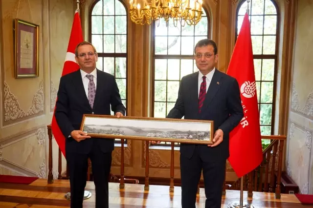 Başkan Ergin'den, Ekrem İmamoğlu'na ziyaret