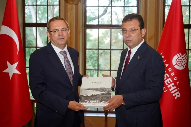 Başkan Ergin'den, Ekrem İmamoğlu'na ziyaret