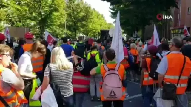 Berlin'de sağlık çalışanları grevde