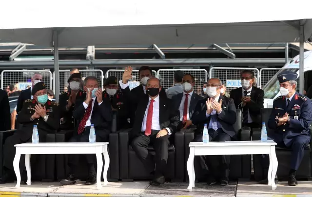 Son dakika haberleri: KKTC Cumhurbaşkanı Tatar ve Milli Savunma Bakanı Akar, İzmir Airshow u izledi
