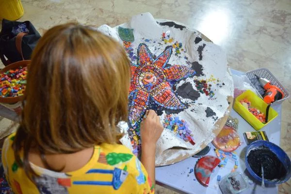Mozaik sanatçıları Adana'dan ilham alıp, eserlerini ortaya çıkardı