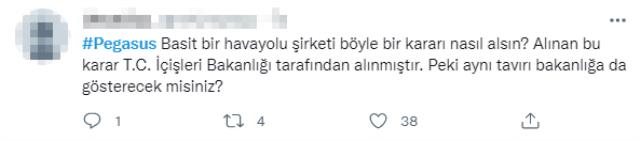 Pegasus'un attığı bildiri toplumsal medyada reaksiyon topladı: Virüsü yalnızca Türk vatandaşları mı bulaştırıyor?