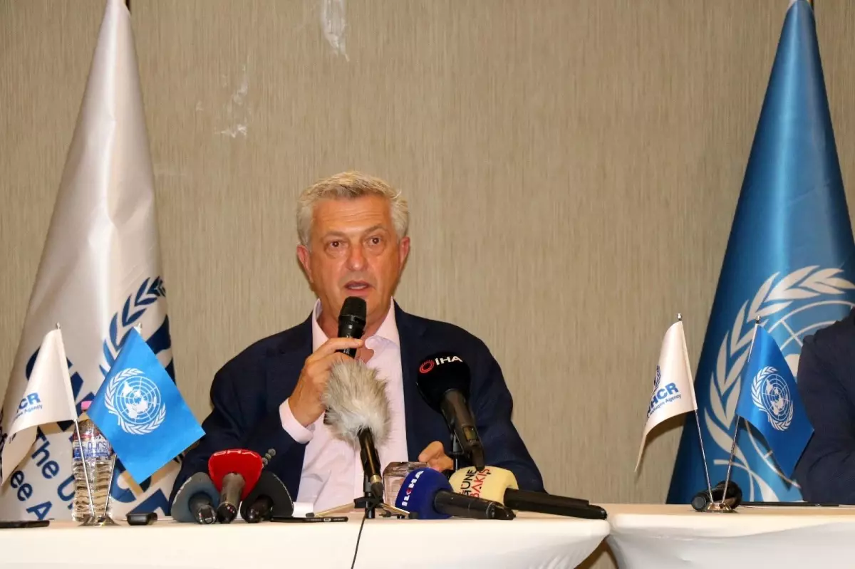 GAZİANTEP - BM Mülteciler Yüksek Komiseri Grandi, gazetecilerle bir araya geldi