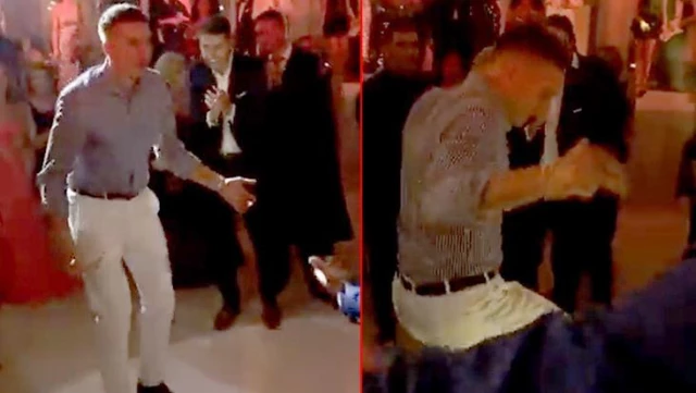 Fenerbahçe Beko'nun eski yıldızı Bogdanovic, Melih'in düğününde coştu! "Hayatı tespih yapmışım" çalınca dans pistine atladı