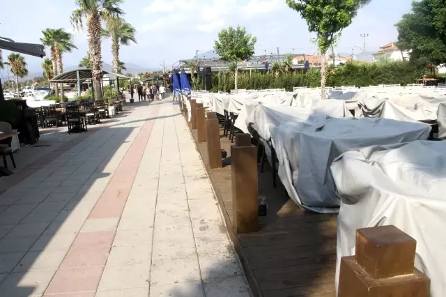 Fethiye sahil bandı esnafları birlik oldu