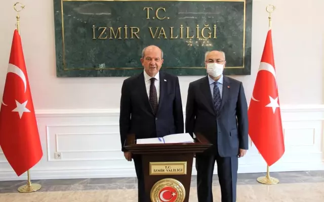 KKTC Cumhurbaşkanı Tatar, İzmir'de Kıbrıs gazileriyle buluştu