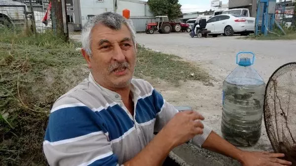 KURUYAN KANALDAKİ BALIKLARI PET ŞİŞELERLE NEHRE TAŞIYIP, ÖLÜMDEN KURTARDI