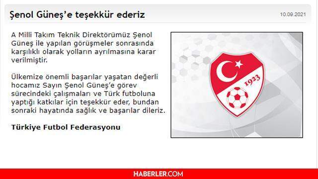 Şenol Güneş istifa etti mi? Şenol Güneş takımdan ayrılıyor mu, istifa mı edecek?